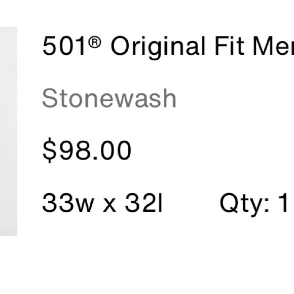 FINAL PRICE 🕺👖Men’s 501 original button fly jeans sz 33 x 32 - Picture 5 of 6